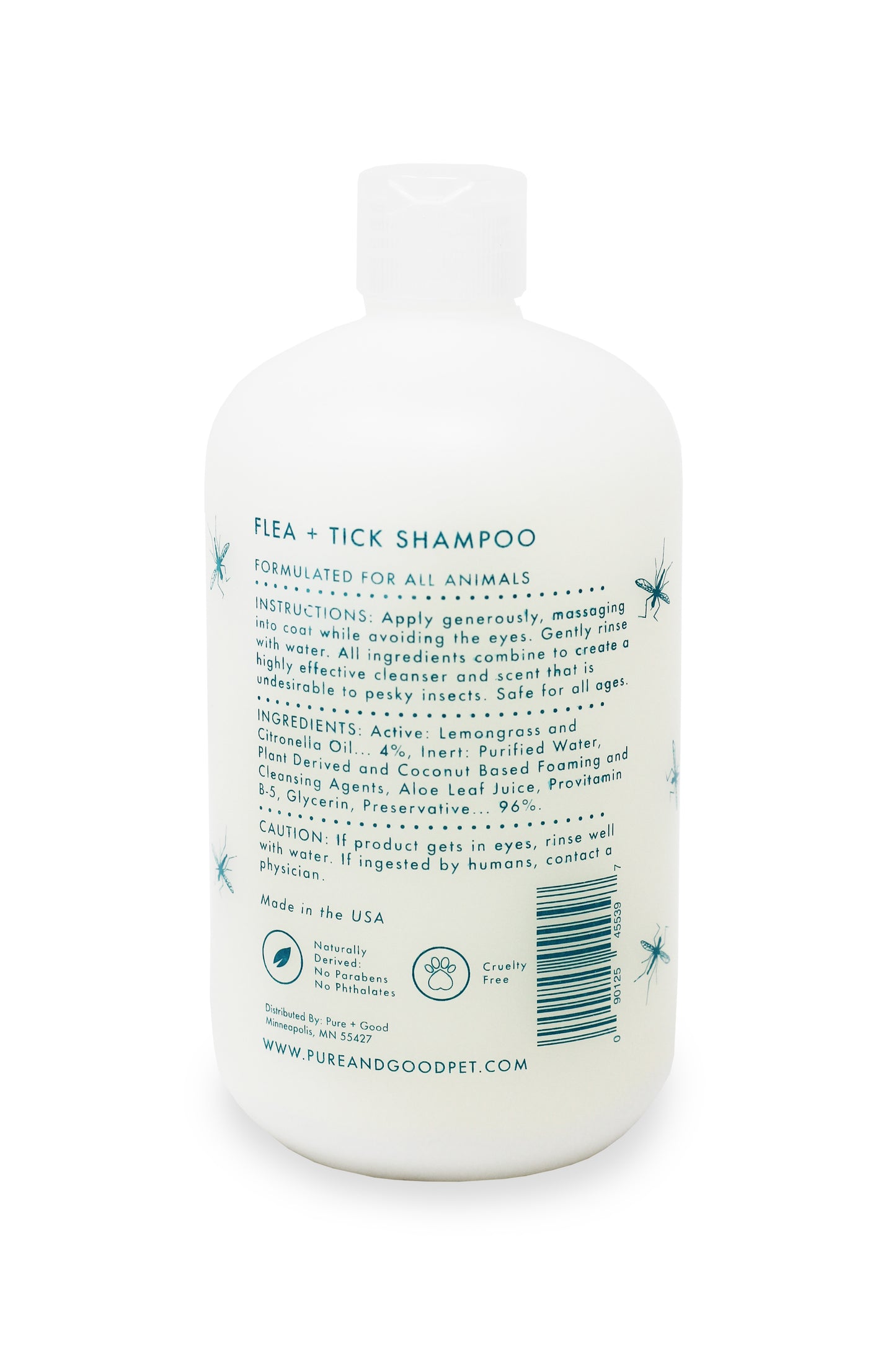 Pure + Good Pet Flea + Tick Shampoo