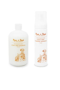 Pure + Good Pet Scent Free Shampoo & Scent Free Foaming Shampoo Set