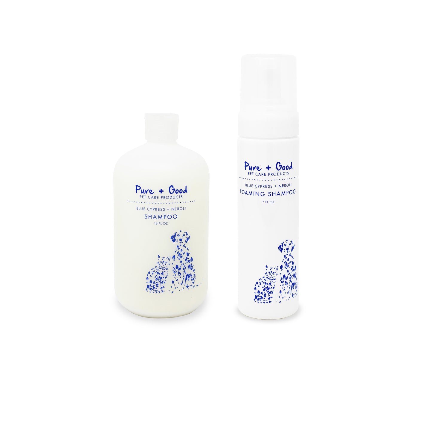 Blue Cypress + Neroli Shampoo & Blue Cypress + Neroli Foaming Shampoo Set