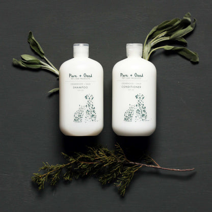 Cedarwood + Sage Shampoo & Conditioner Set