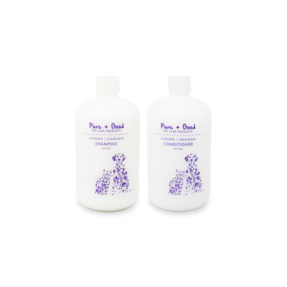 Lavender + Chamomile Shampoo & Conditioner Set