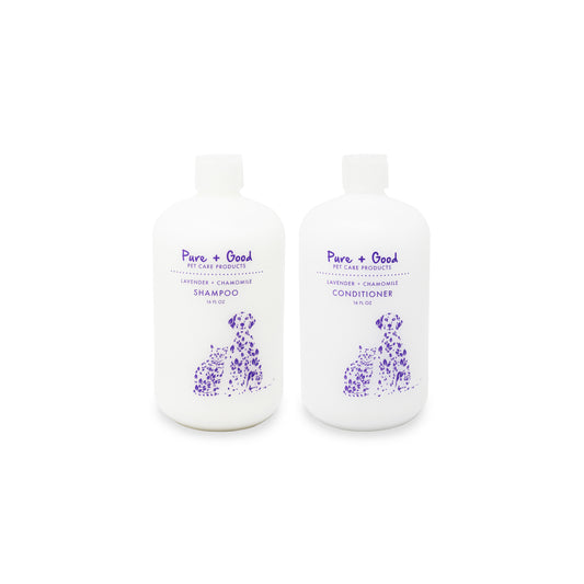 Lavender + Chamomile Shampoo & Conditioner Set