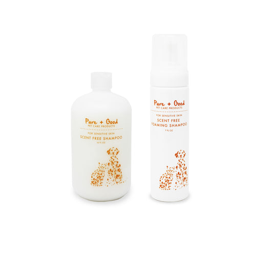 Scent Free Shampoo & Scent Free Foaming Shampoo Set