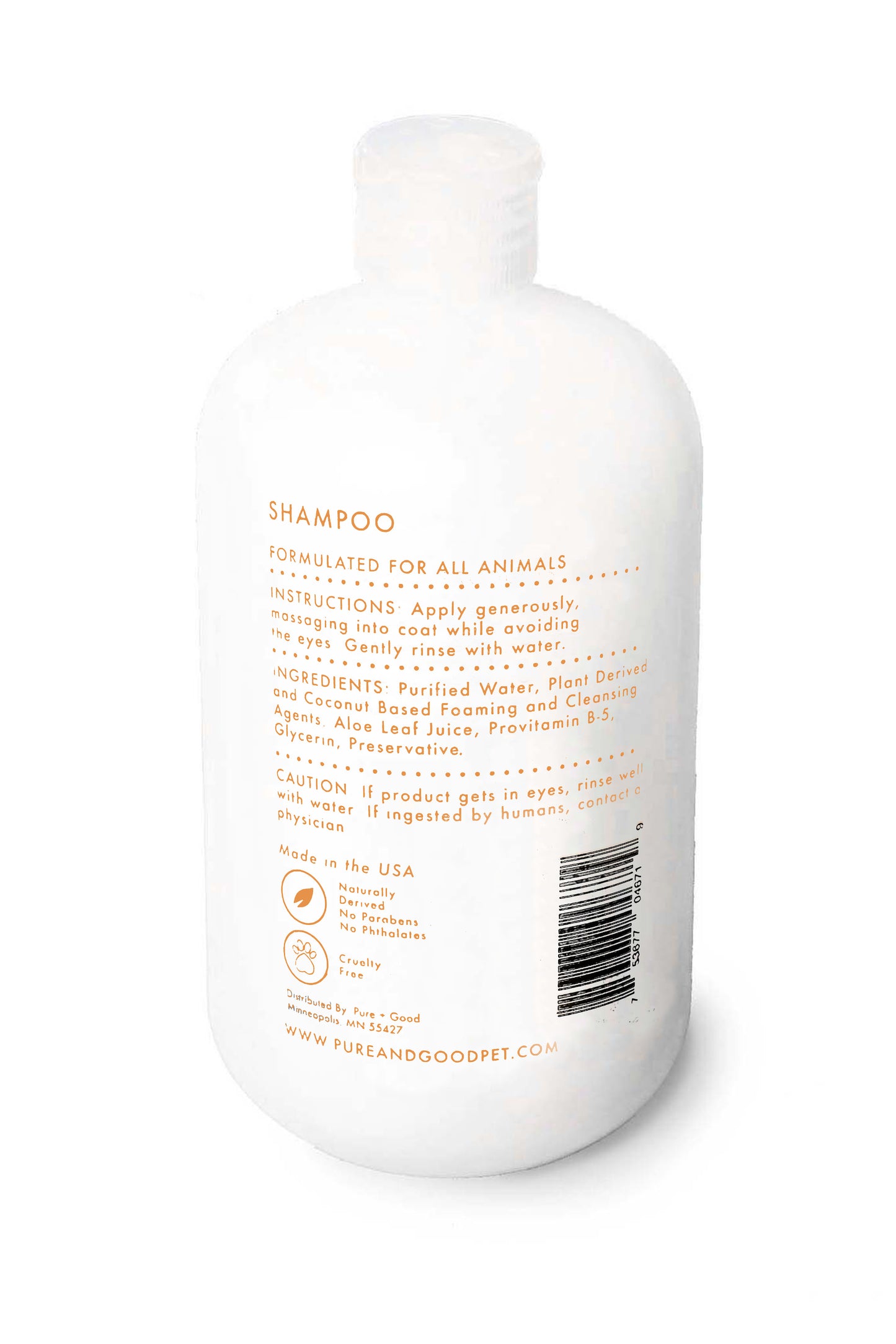 Scent Free Shampoo & Conditioner Set