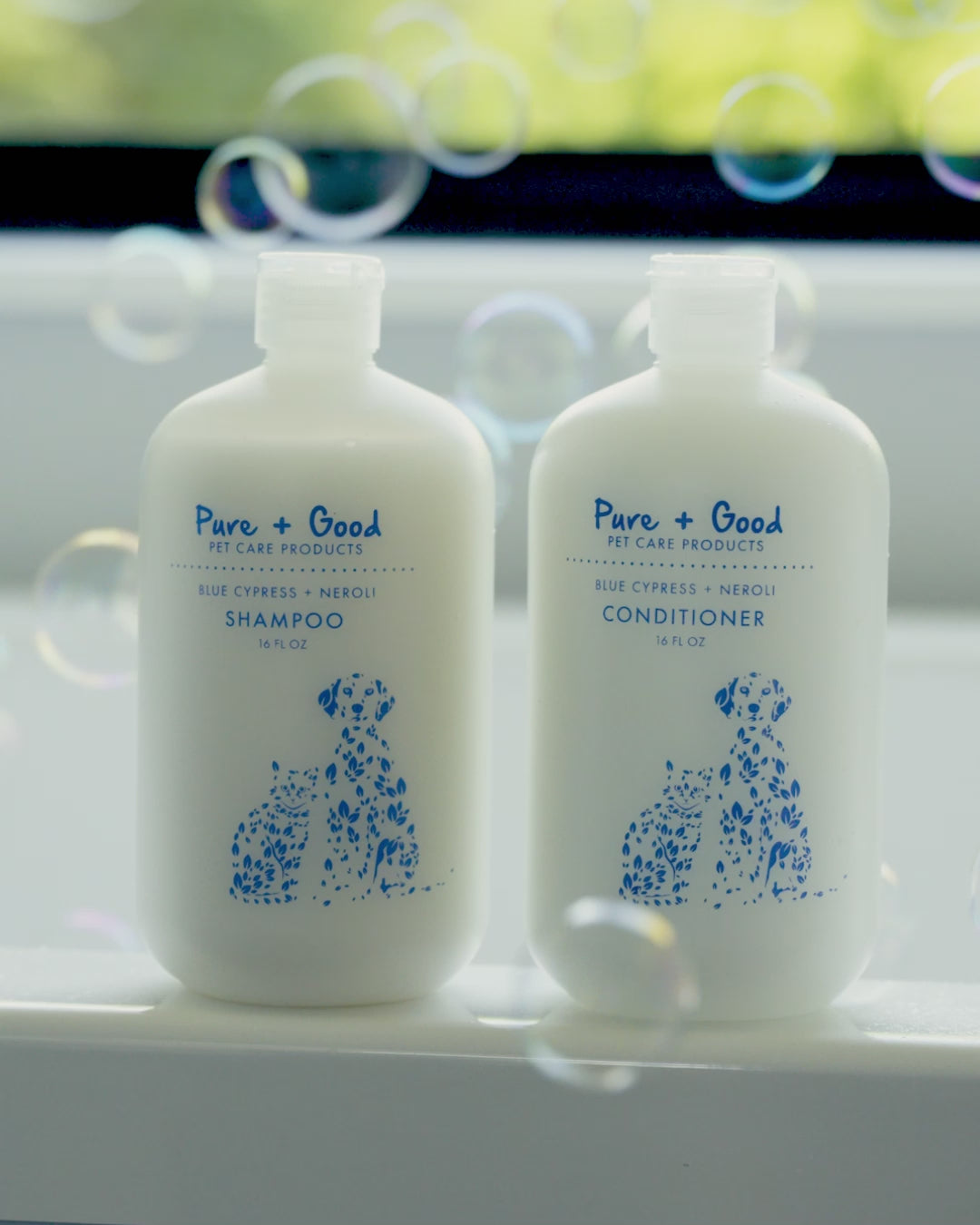 Blue Cypress + Neroli Shampoo & Conditioner Set – Pure and Good