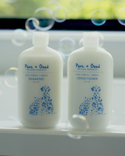 Blue Cypress + Neroli Shampoo & Blue Cypress + Neroli Foaming Shampoo Set